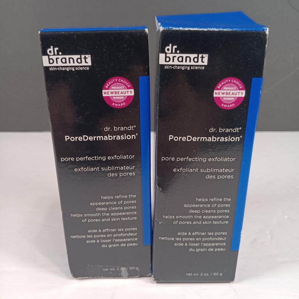 dr. brandt Skincare Pore Dermabrasion Perfecting Exfoliator 2 oz lot 2